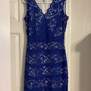 Blue lace Dress